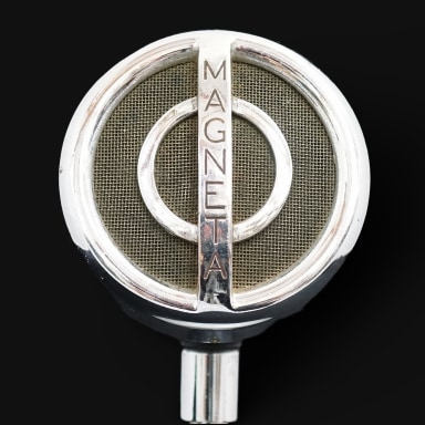 a Vintage Microphone
