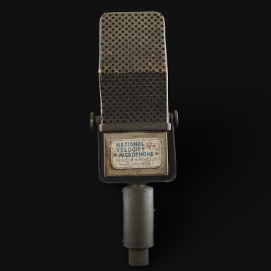 a Vintage Microphone