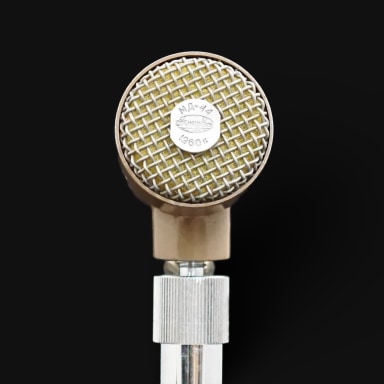 a Vintage Microphone