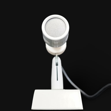 a Vintage Microphone