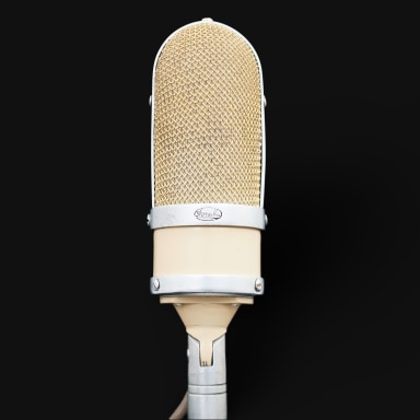a Vintage Microphone