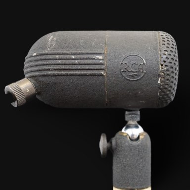 a Vintage Microphone