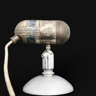 a Vintage Microphone