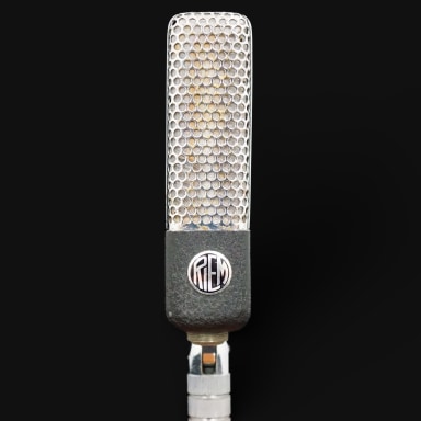 a Vintage Microphone