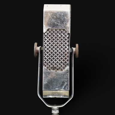 a Vintage Microphone