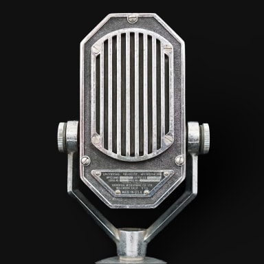 a Vintage Microphone