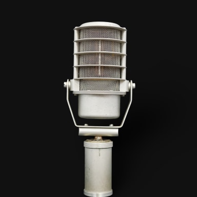 a Vintage Microphone