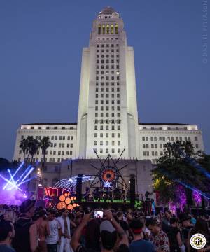 Image of Mayan Warrior Visits Downtown Los Angeles - 8/4/18