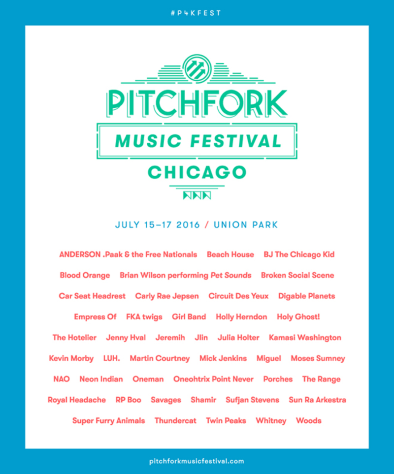 Pitchfork Music Festival 2016