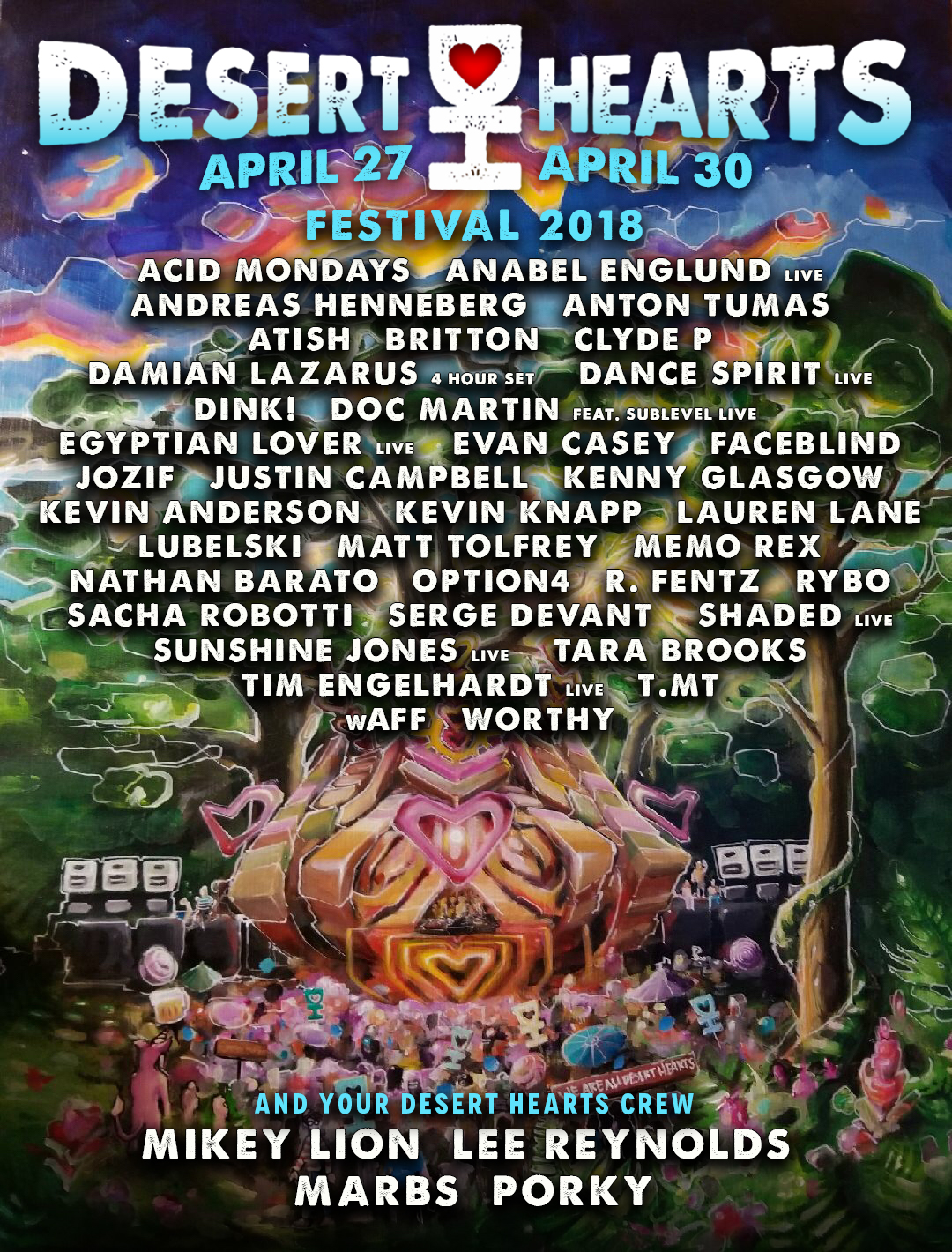 Desert Hearts Festival Lineup