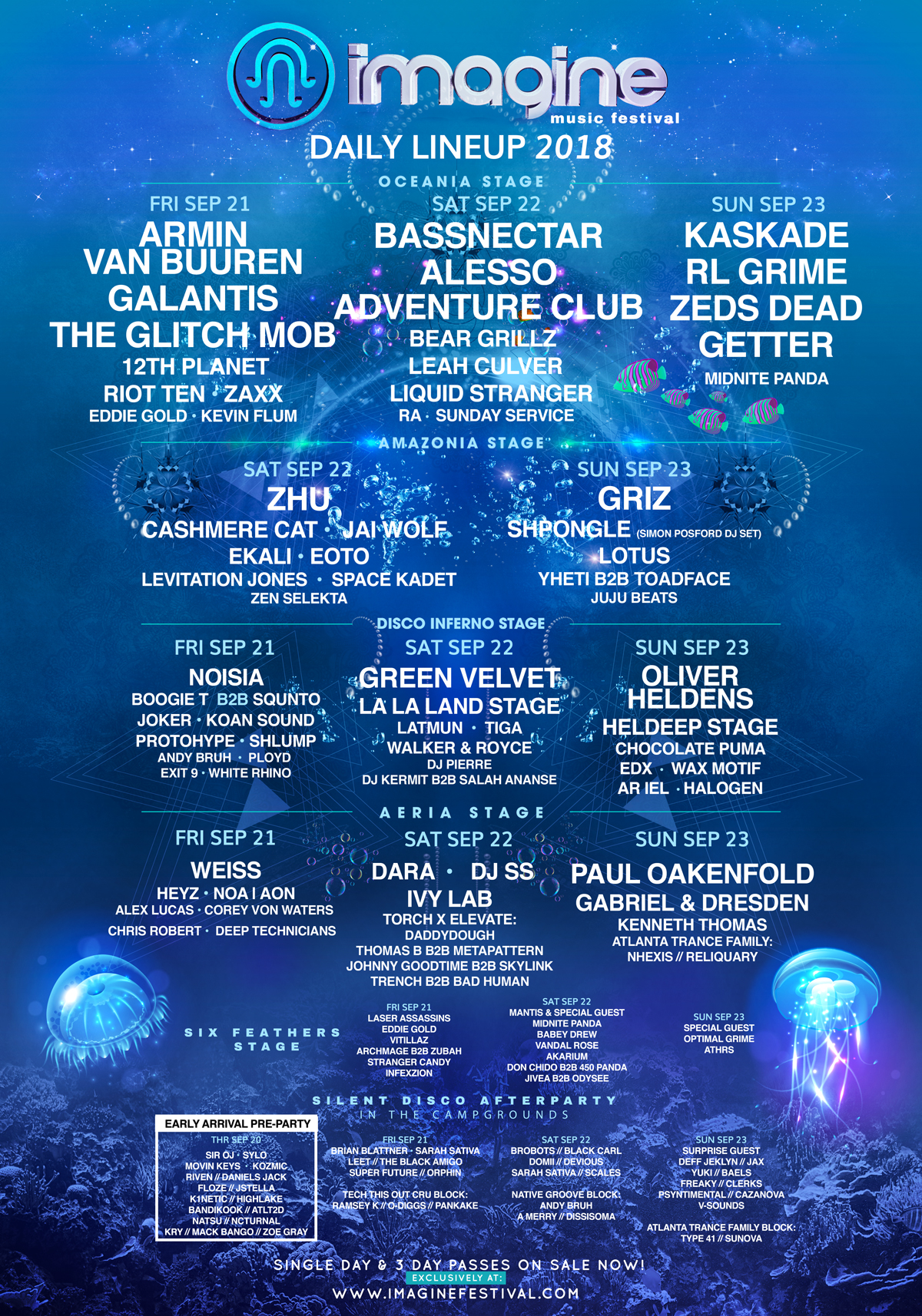 Imagine Festival 2018 lineup