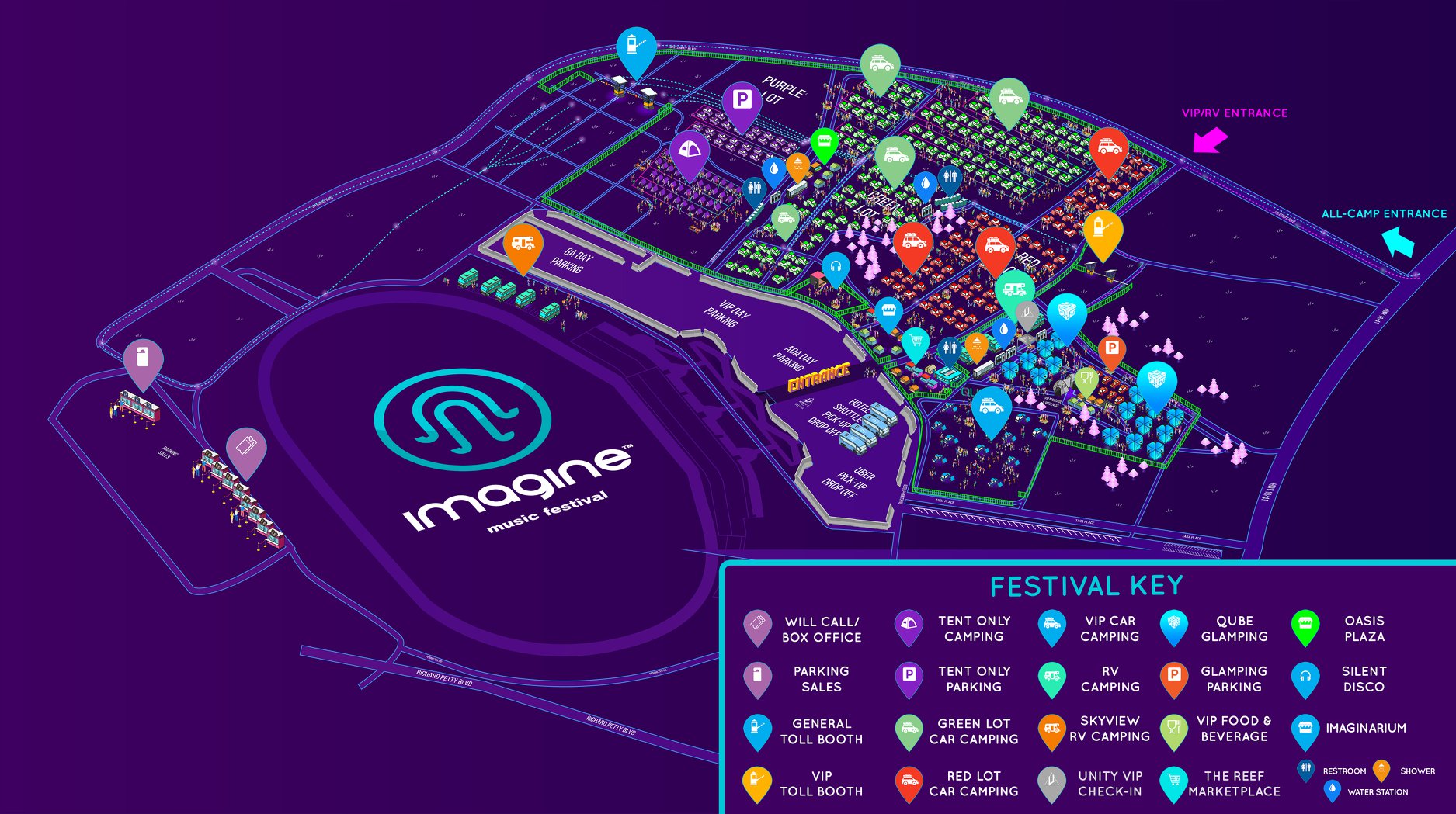 Imagine Festival 2018 Map
