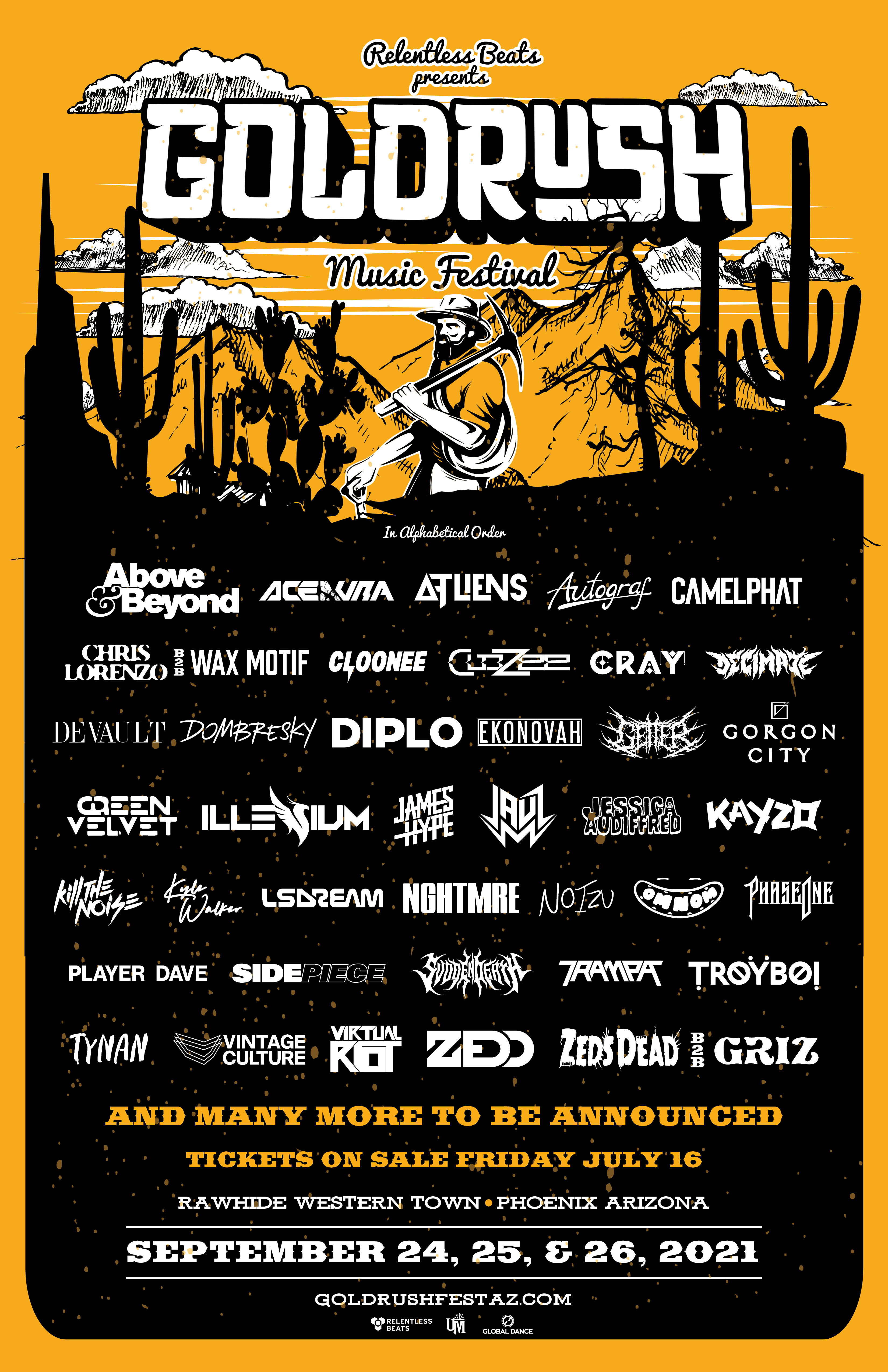 Goldrush 2021 flyer