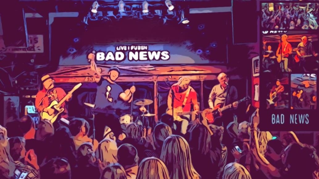 Partbandet Bad News Rock n roll, bild 1
