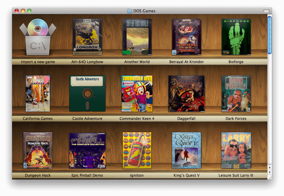 games folder