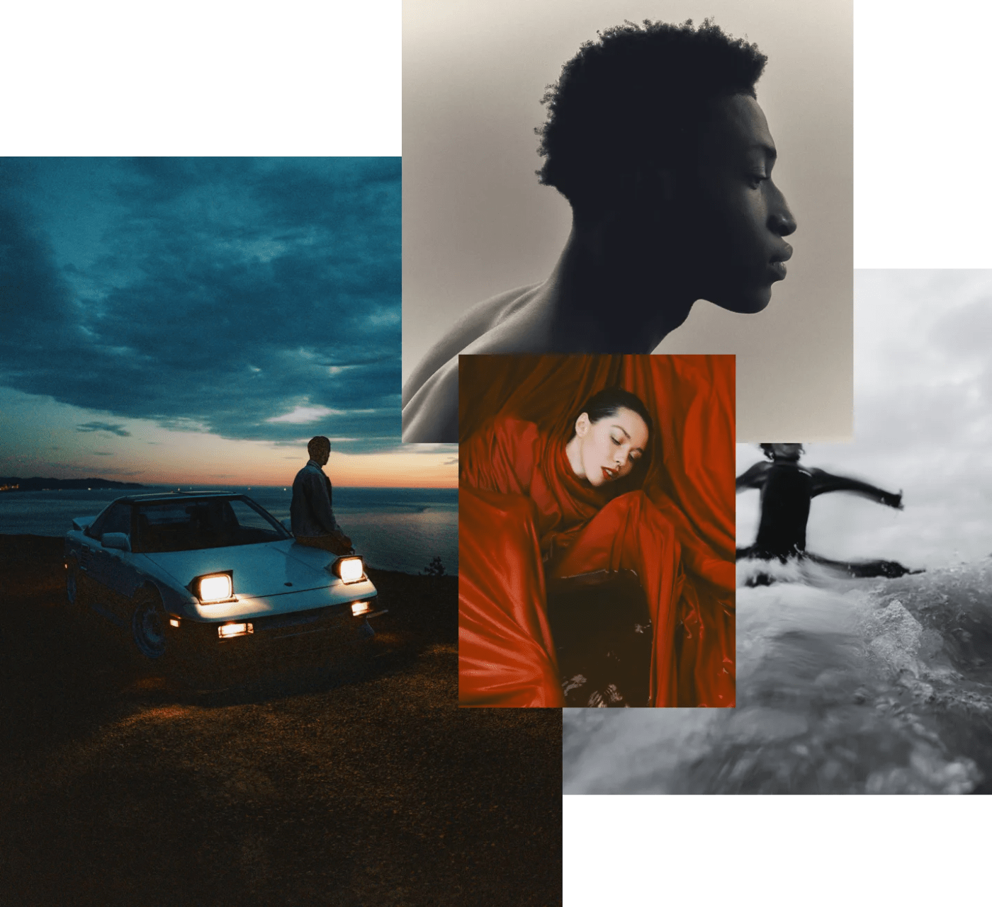 Collage of images by Stills artists.