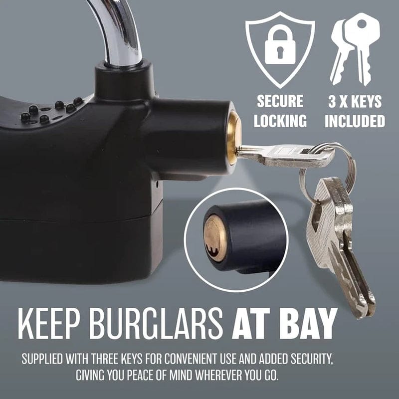 Anti-Theft Security Padlock with 3 Keys
