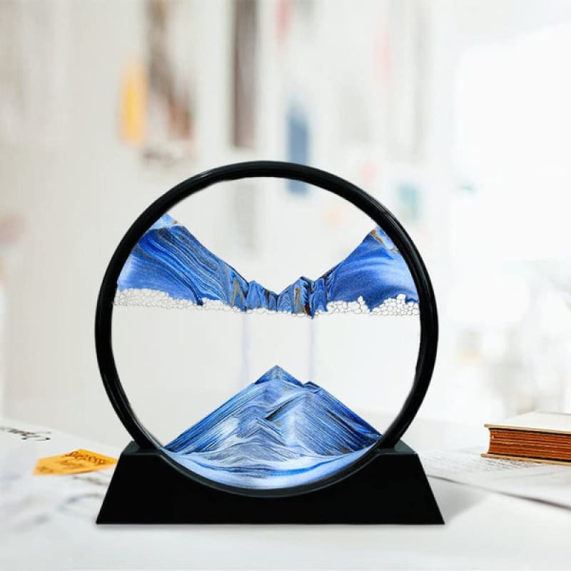 3D Moving Sand Art Hourglass Table Decor