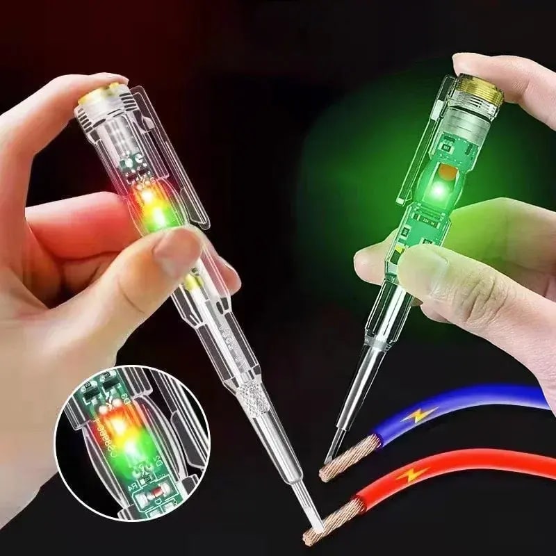 Smart LED Voltage Tester Pen – Non-Contact Electrical Circuit Tester