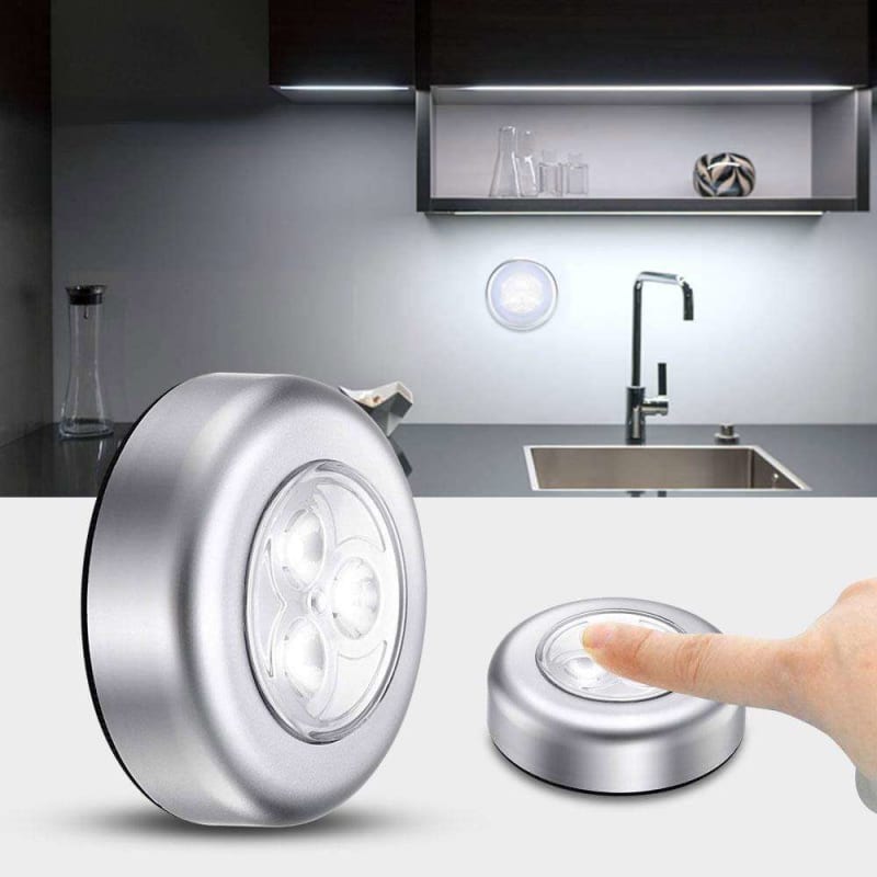 BrightTap Wireless LED Push Light (3 LED)