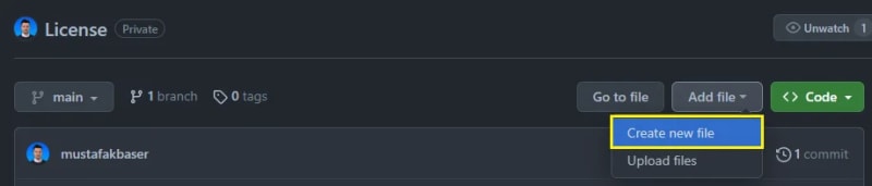 Github License, by Mustafa K. Başer
