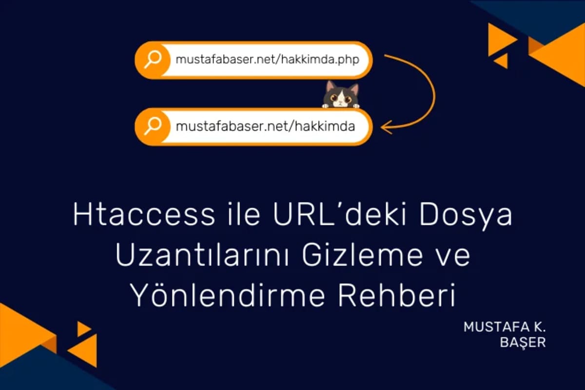 Htaccess ile URL’deki Dosya Uzantılarını Gizleme ve Yönlendirme