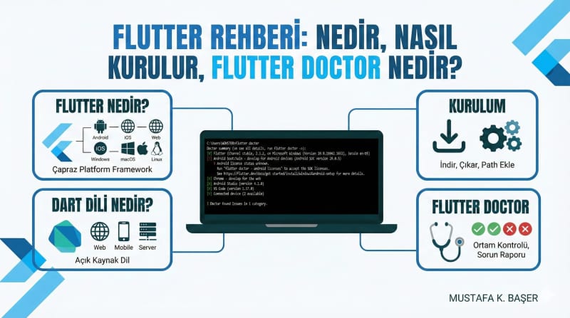 Flutter Rehberi: Nedir, Nasıl Kurulur, Flutter Doctor Nedir?