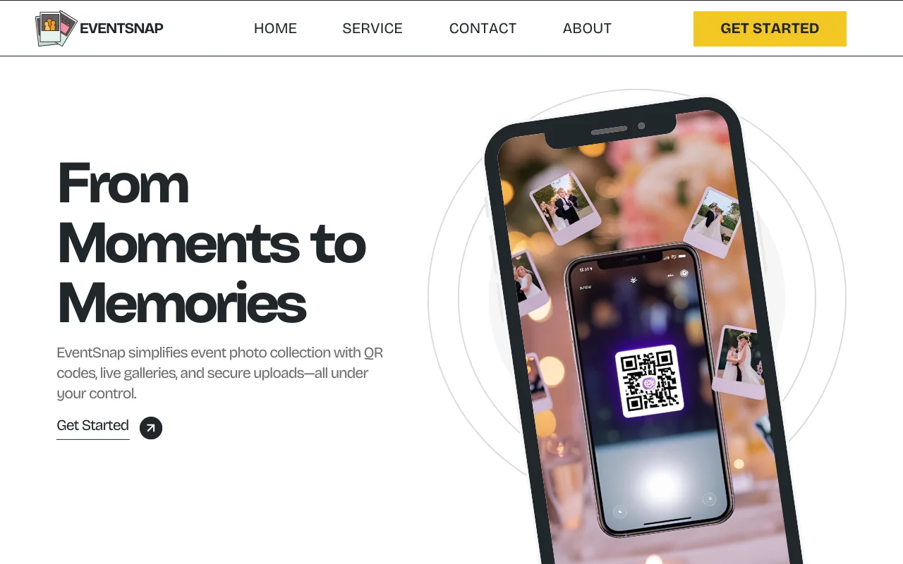 EventSnap — QR-Based Event Photo Collection Platform
