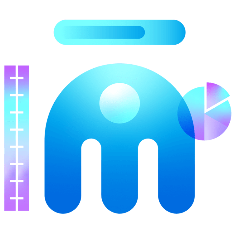 Illustration: Max with ruler and charts