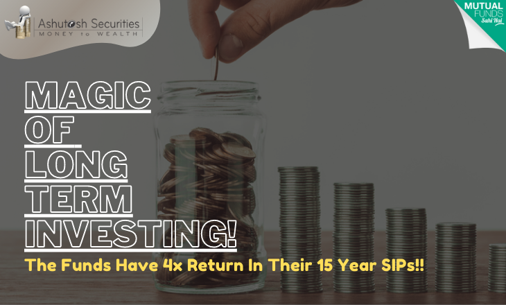 Magic Of Long term Investing: These Funds Gave 4x Return In Their 15 Yrs. SIP’s!!