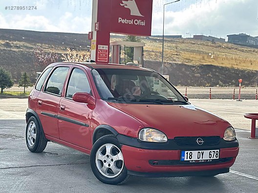 2000 MODEL CORSA 1.4 LPG KLİMALI ÇOK TEMİZZ ORJİNAL 232.000KM - 2