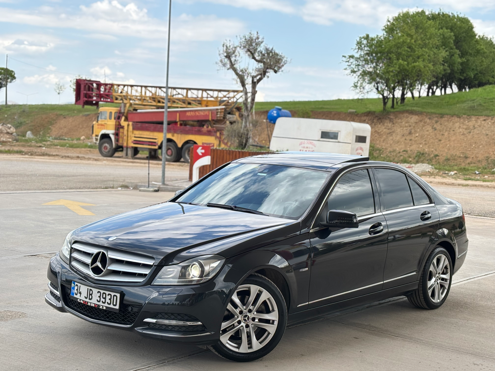 TR’DE TEK 2012 MERCEDES C 220 CDI SADECE 80.000 KM TEK EL OTOMATİK CAM TAVAN - 3