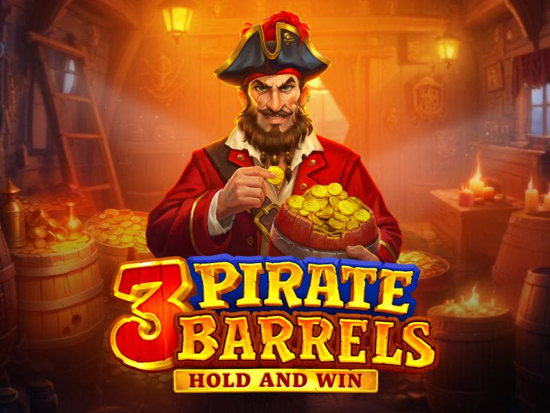 3 Pirate Barrels Hold and Win