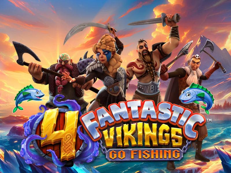 4 FANTASTIC VIKINGS GO FISHING
