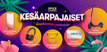 SpaceCasinon kesäarpajaiset!