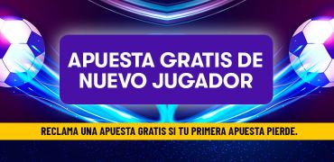 Nuevos jugadores: ¡Gana apuestas gratis de 5 USD
