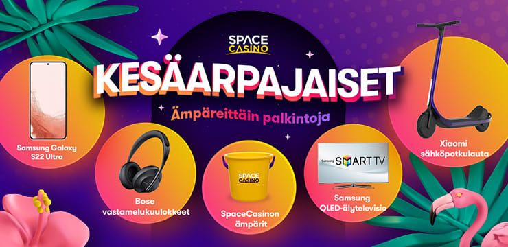 SpaceCasinon kesäarpajaiset!
