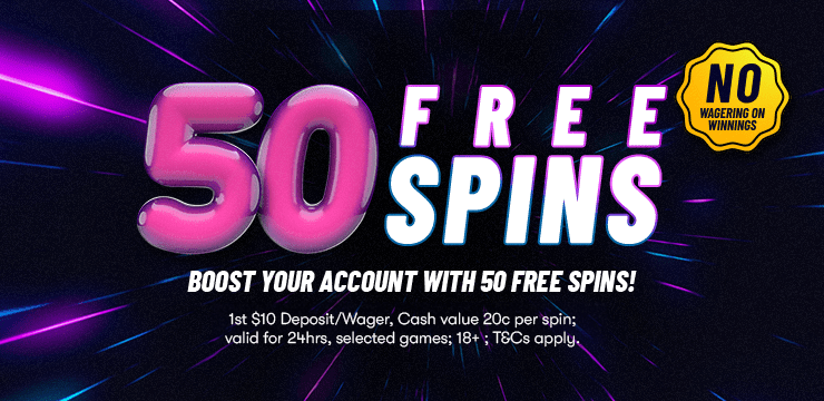 50 Free Spins for New Players