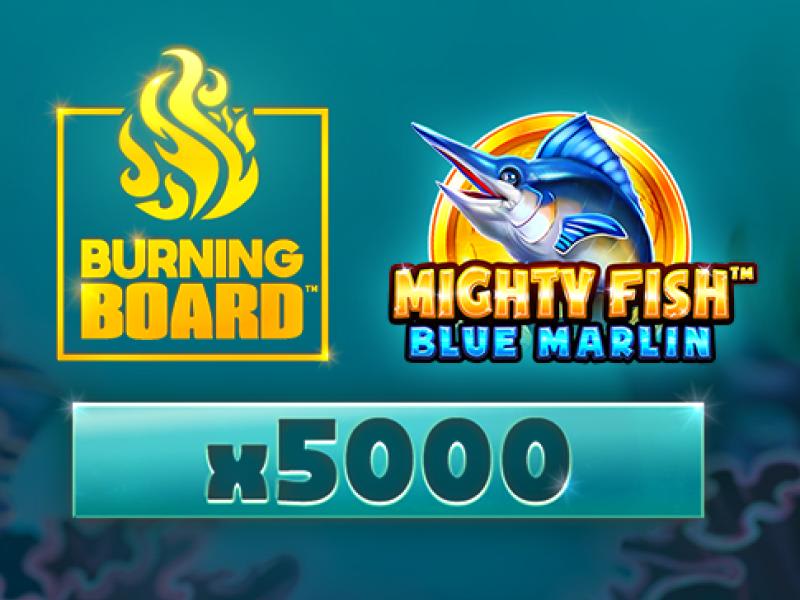 Mighty Fish™: Blue Marlin Burning Board™