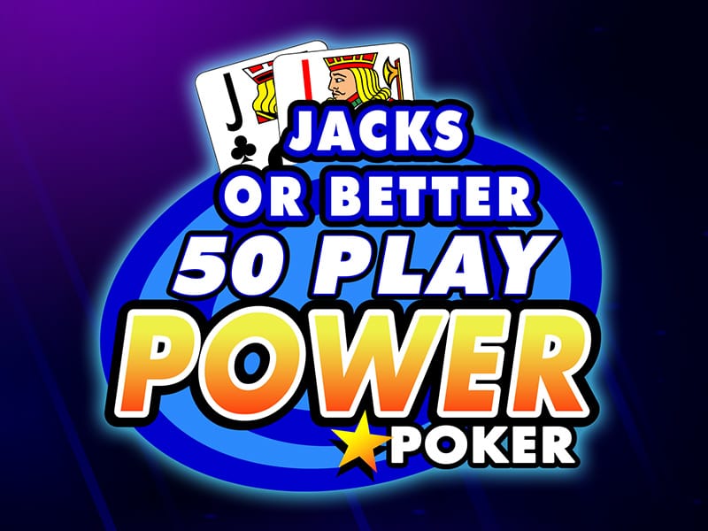 Jacks or Better - 50 Play Power Poker 