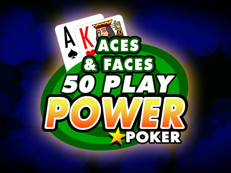 Aces and Faces - 50 Play Power Poker