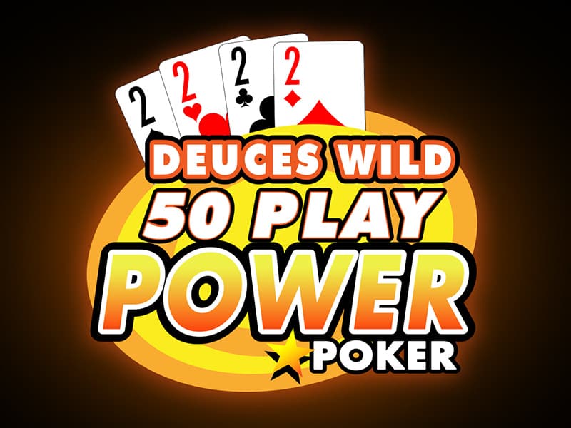 Deuces Wild - 50 Play Power Poker