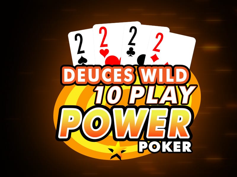 Deuces Wild - 10 Play Power Poker 