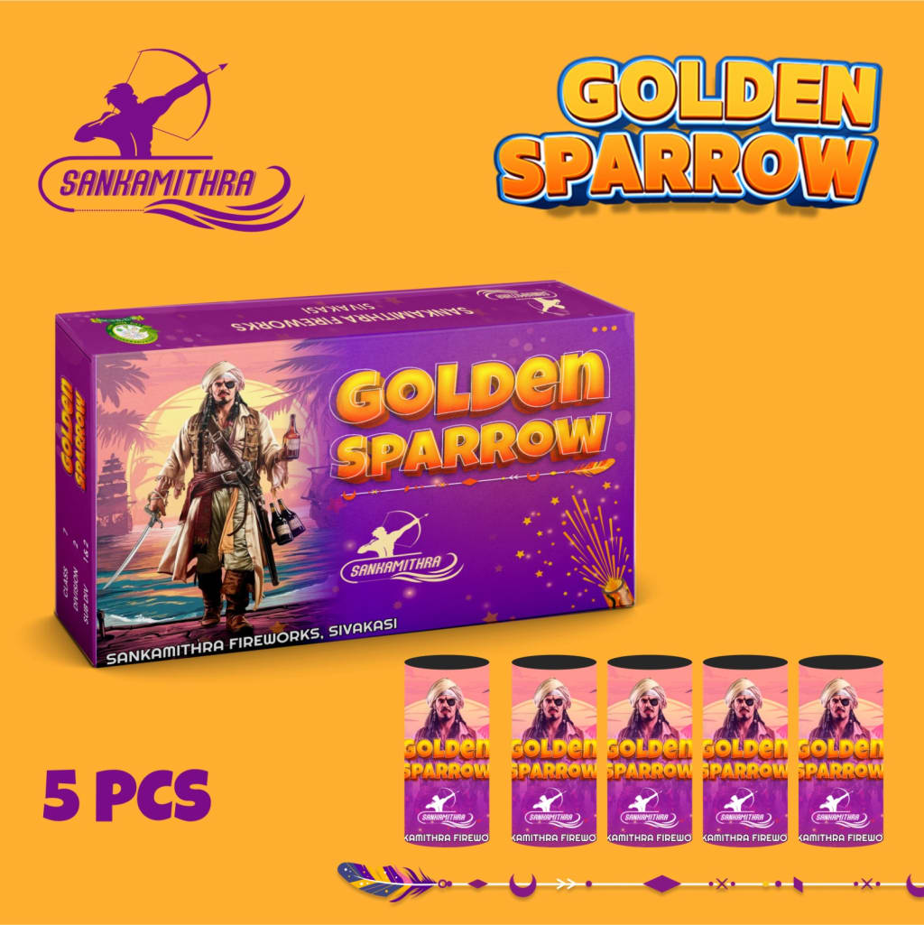 Golden Sparrow (5 Pcs)