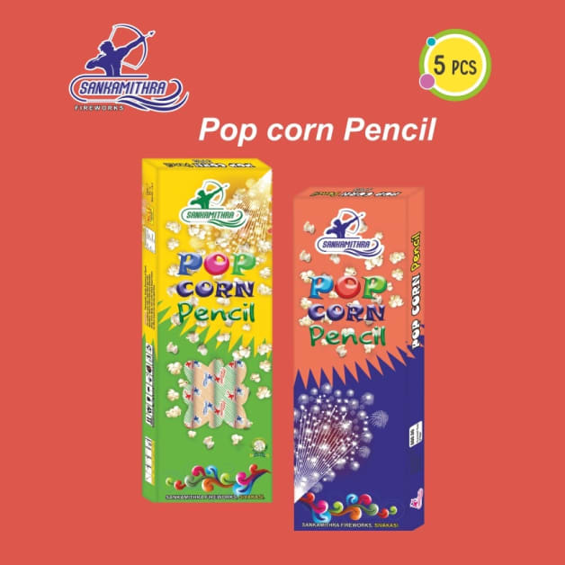 Popcorn Pencil (5 Pcs)