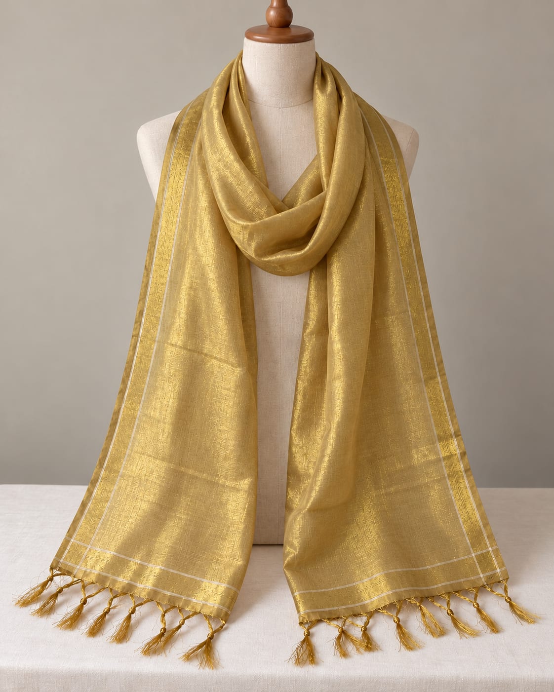 Banarasi Sunshine Gold Dupatta