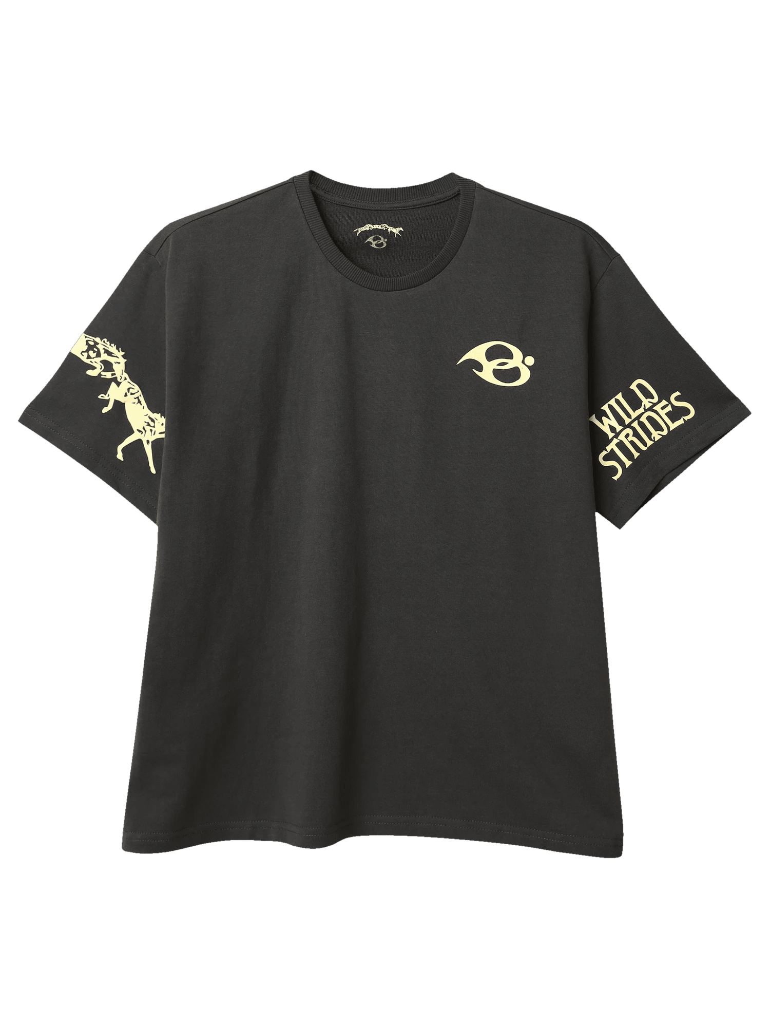 Wild Strides Tee in Ash