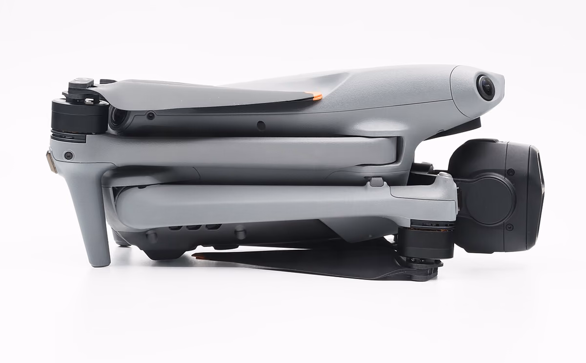 DJI Air 3S folded, side view