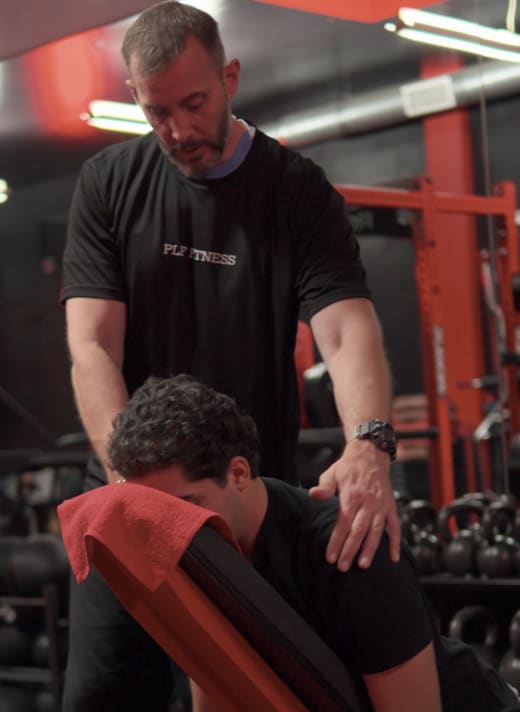 PLF Fitness member