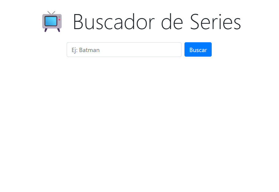 TVMaze Search — Explorador de Series
